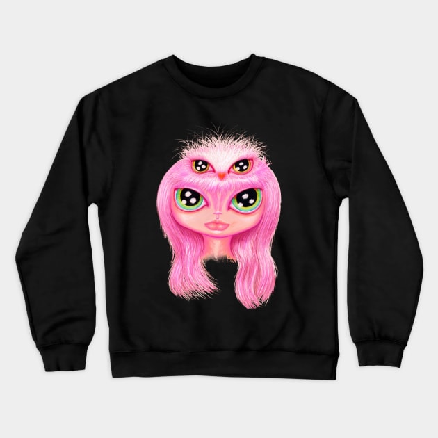 Pretty Pink Chicks Crewneck Sweatshirt by 1Redbublppasswo